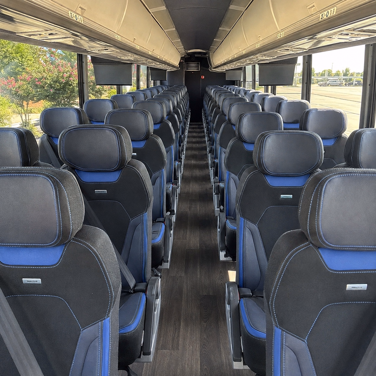akron government military charter bus services