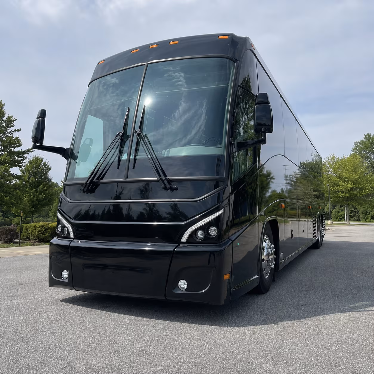bus rental options for mentor trips