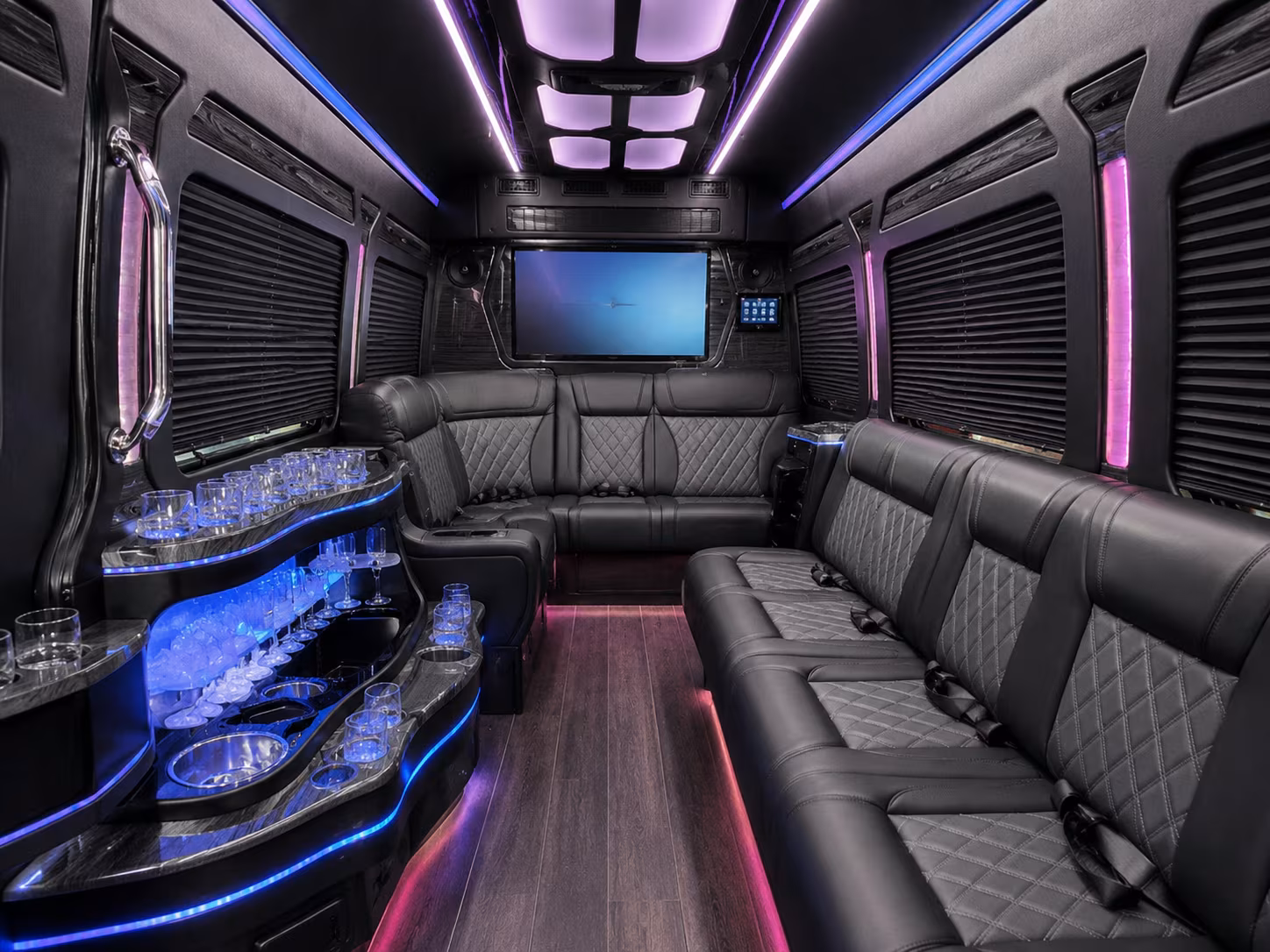 choose the bus size and amenities that fit your concert group