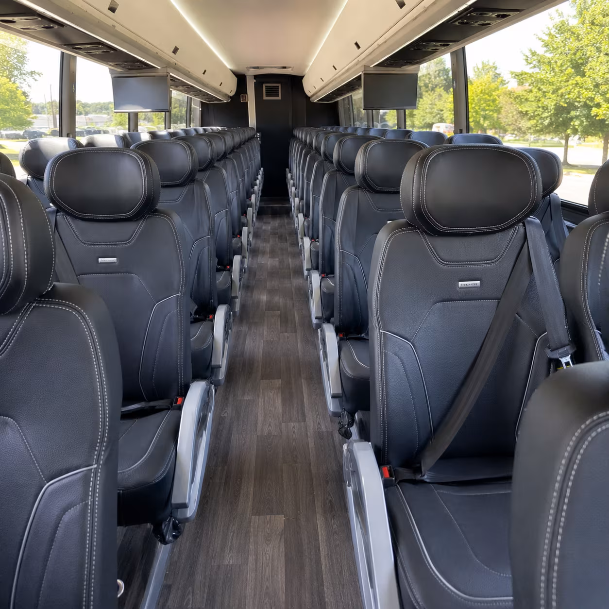 erie bring your wedding guests together with an erie charter bus