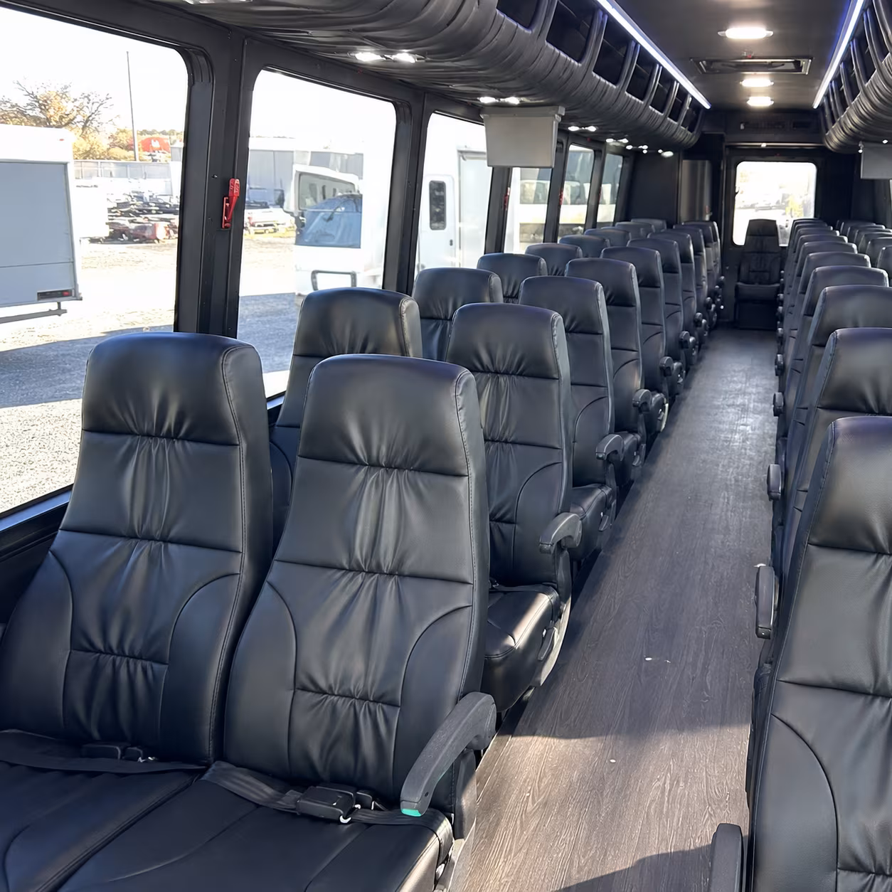 mentor corporate event transportation onboard seating