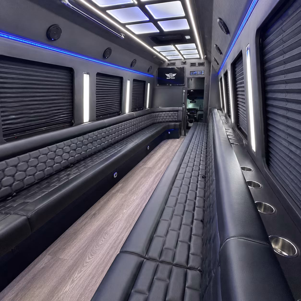 mentor party bus rentals inside