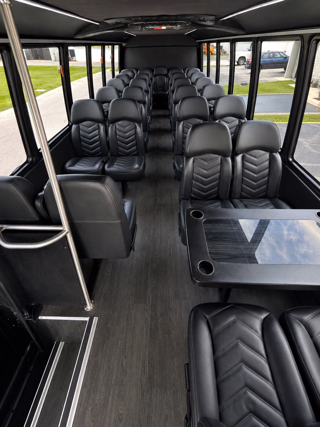 mentor prom transportation onboard seating