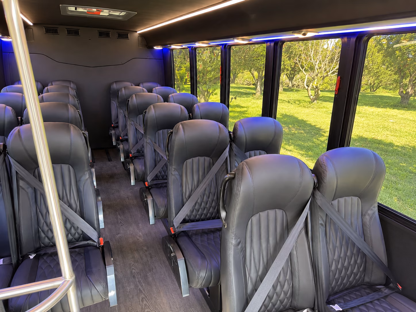 mentor school event transportation onboard seating