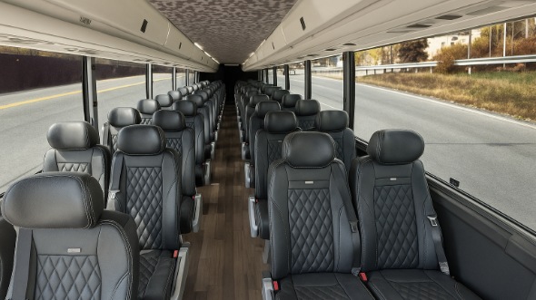 mentor 15 passenger minibus inside