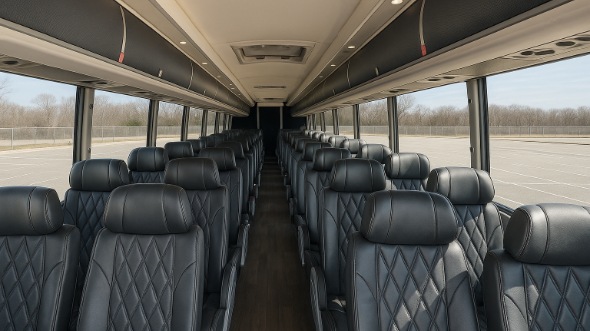 mentor 56 passenger charter bus rental