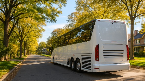 mentor corporate bus rental